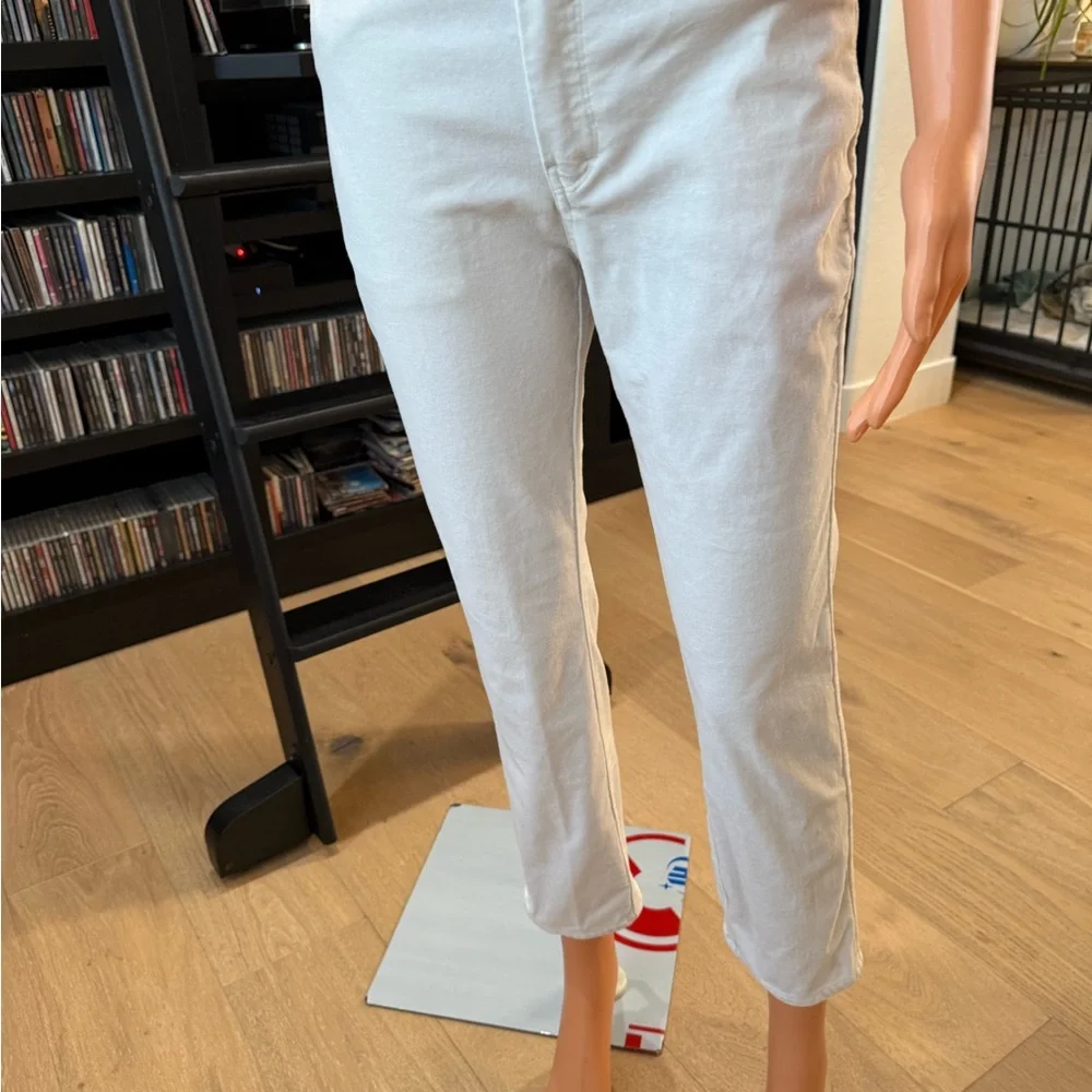 Soft Surroundings White Cropped Women's Jeans